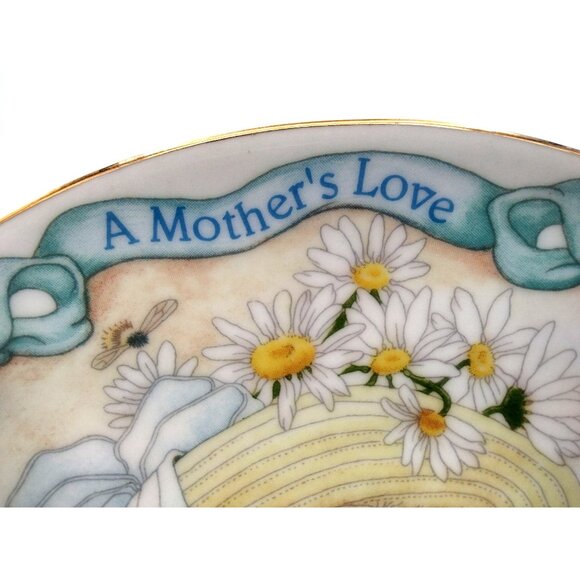 Cherished Teddies Mothers Love Vintage 2001 Plate Priscilla Hillman Enesco - Picture 6 of 10